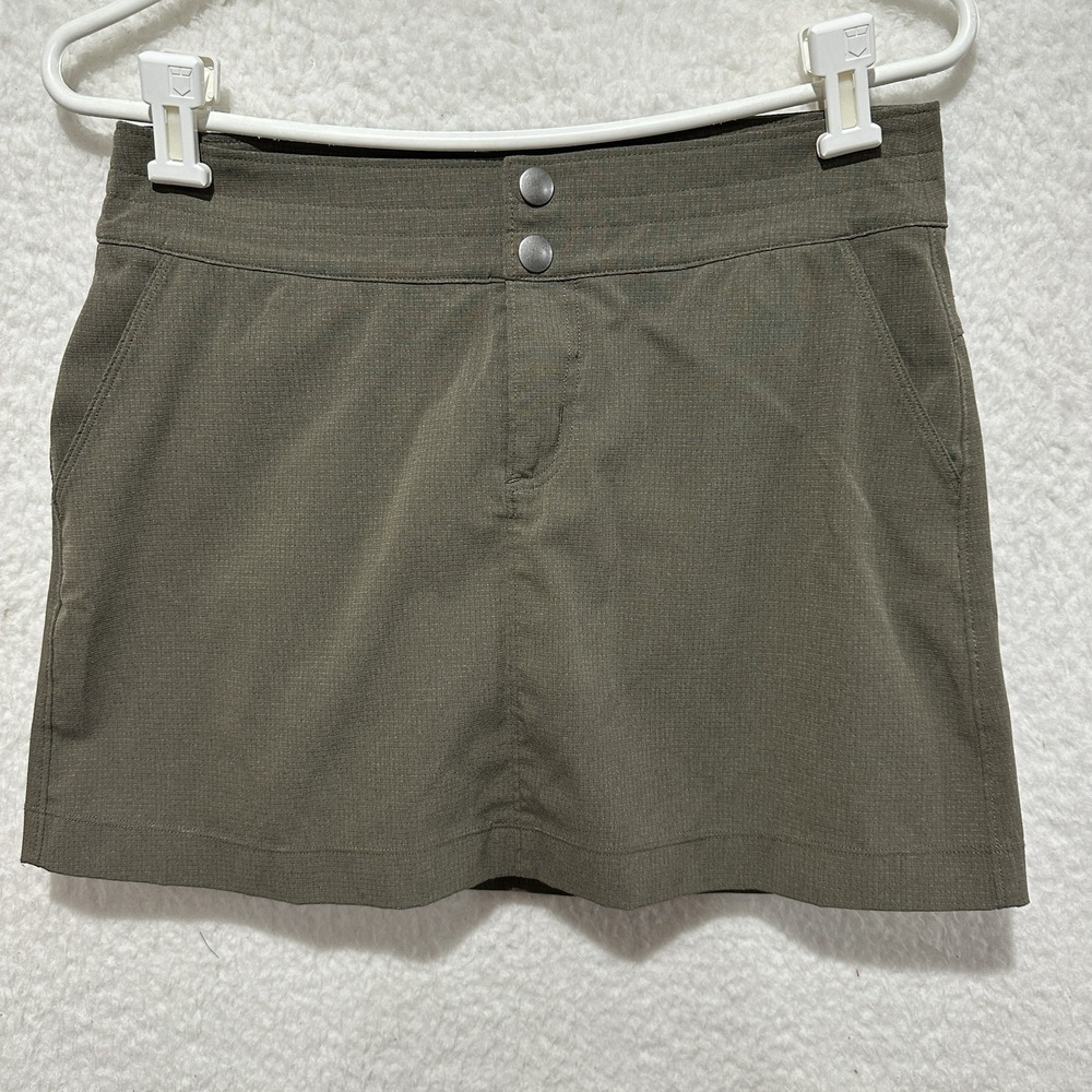 Prana Celesta Skirt Skort Women's Green Athletic Outdoor Performance Sz 4